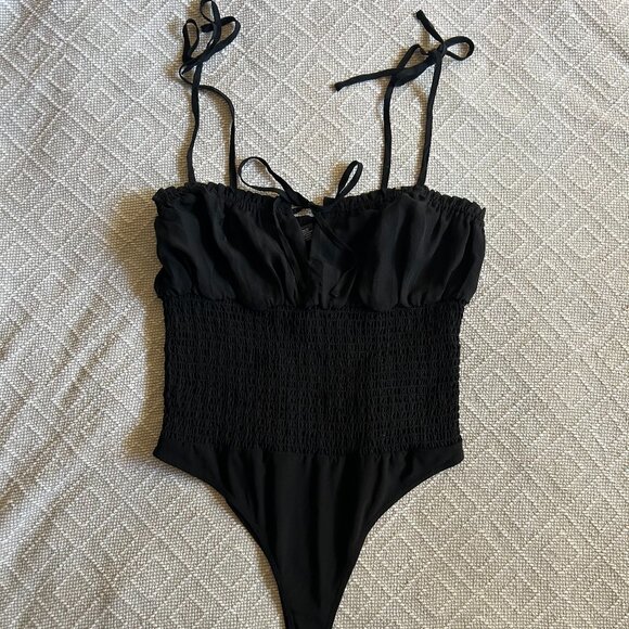 Black Forever21 Bodysuit - Size L - Picture 1 of 4